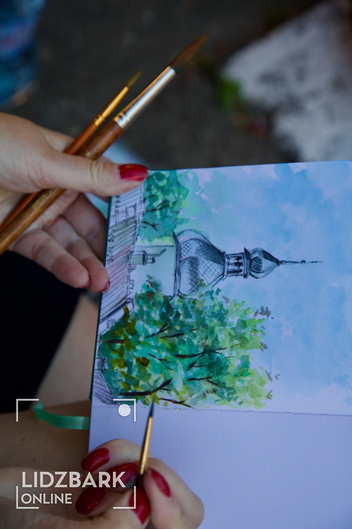 Urban sketching w Lidzbarku – artystyczny spacer
