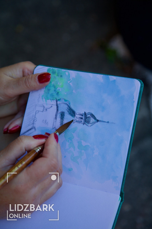 Urban sketching w Lidzbarku – artystyczny spacer