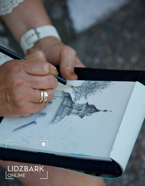 Urban sketching w Lidzbarku – artystyczny spacer