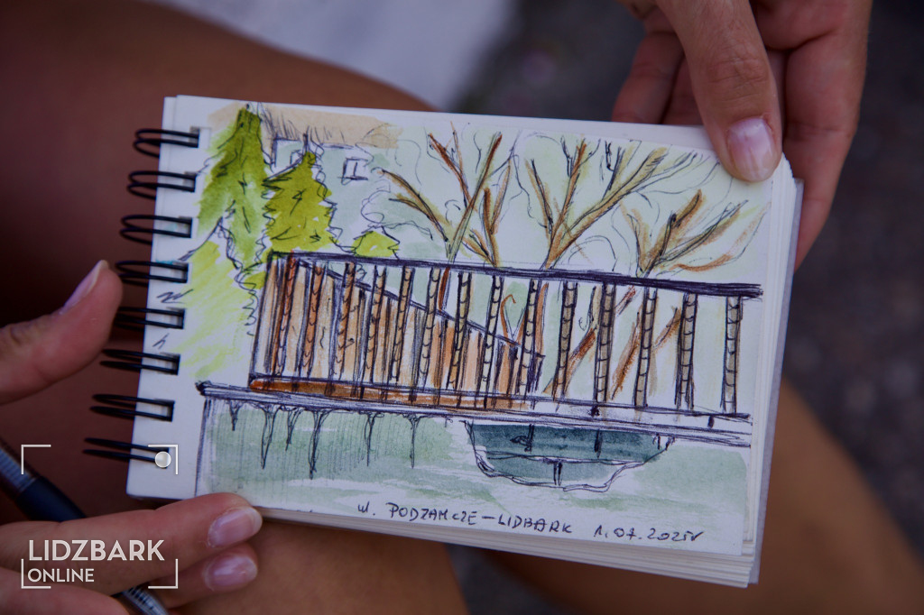Urban sketching w Lidzbarku – artystyczny spacer