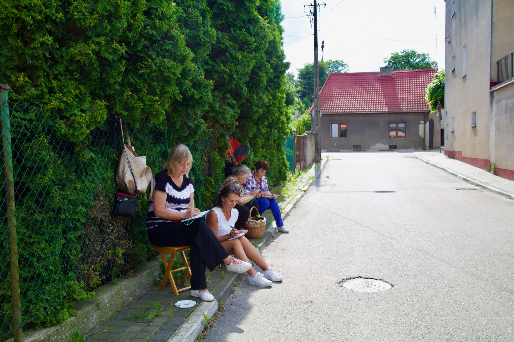 Urban sketching w Lidzbarku
