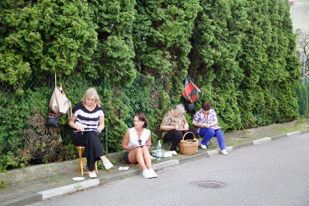 Urban sketching w Lidzbarku