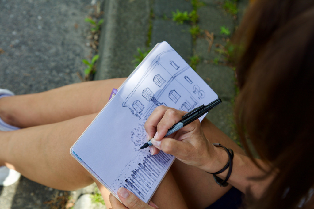 Urban sketching w Lidzbarku