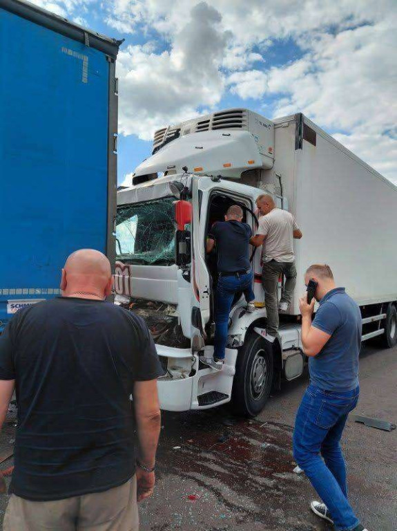 OSP Lidzbark. Wypadek na S7
