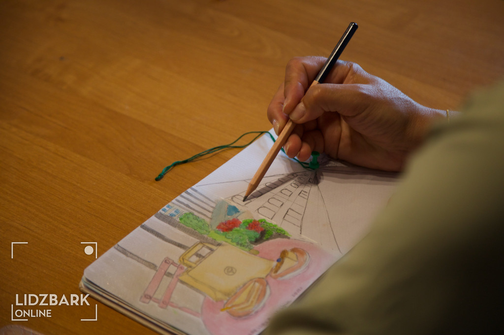 Urban sketching w Lidzbarku 29.07.2025