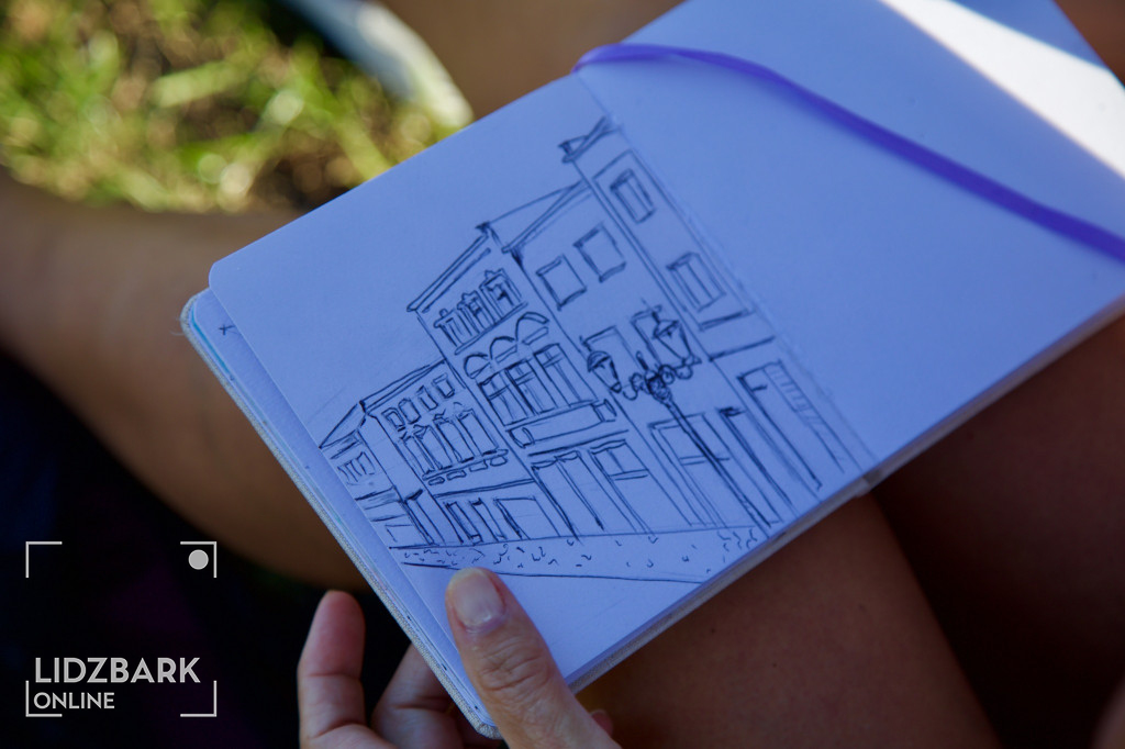 Urban sketching na Placu Hallera