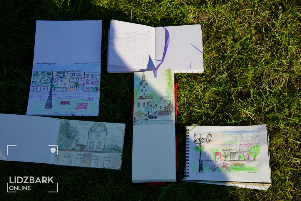 Urban sketching na Placu Hallera