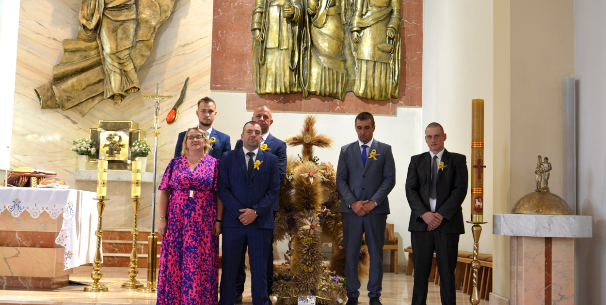 Dożynkowa Msza Święta dziękczynna w Lidzbarku