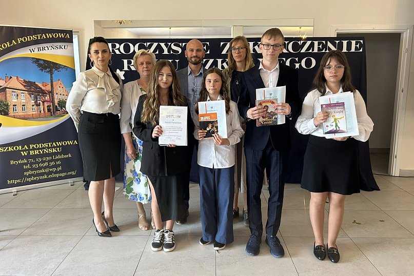 Zakończenie roku szkolnego w SP w Bryńsku