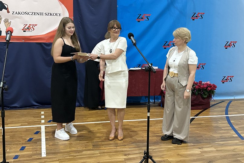 Zakończenie roku szkolnego ZS w Lidzbarku.