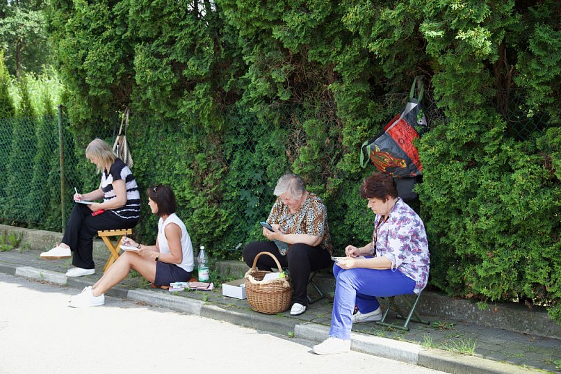 Urban sketching w Lidzbarku