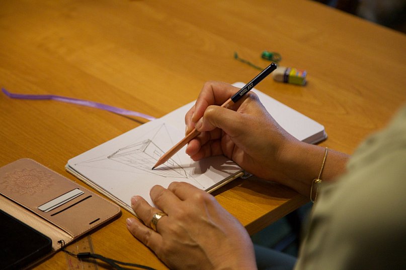 Urban sketching w Lidzbarku 29.07.2025