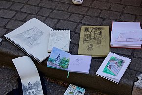 Z ołówkiem przez Lidzbark – urban sketching w bibliotecznym wydaniu-391