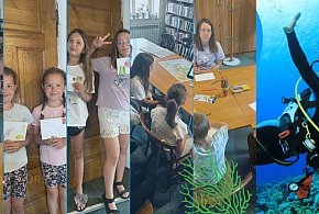 Podwodna przygoda w bibliotece. Wakacyjne zajęcia z książką-423
