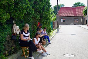 Urban sketching przy starym młynie. Twórcze spotkanie w Lidzbarku-491