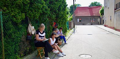 Urban sketching przy starym młynie. Twórcze spotkanie w Lidzbarku-491